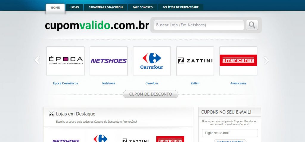 Que tal você ter um super desconto nas suas compras online com 